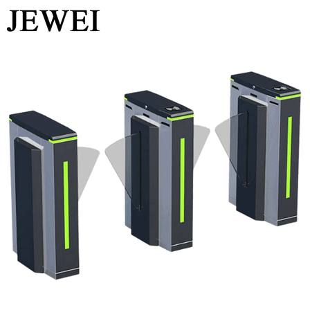 Industrial Touchless Swing Barrier Gate - IC Card Access Control Security System for Factory Gate Management