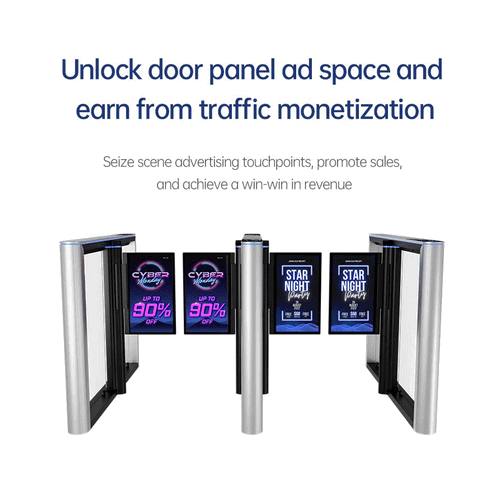 Electronic Smart Swing Turnstile Gate with Integrated Face Recognition & Smart Card Access Control System - High-Security Digital Barrier Solutions Philippines