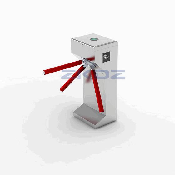 Automatic Tripod Turnstile Gate - Integrated Face Recognition & RFID Access Control for Supermarket and Retail Store Entrance Management
