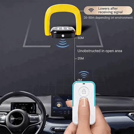 Wireless Bluetooth Radar Sensor for Straight Boom Barrier - Anti-Collision Safety System for Motorcycles and Vehicles