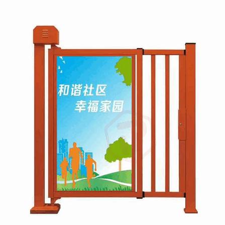 Manual Rotating Advertising Swing Gate – Retail Access Control & Dynamic Branding Display for Shopping Malls