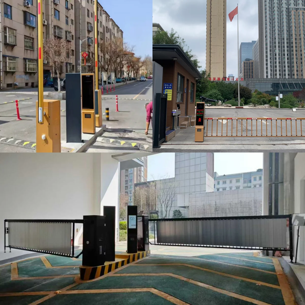 Indoor & Outdoor Drop Arm Barrier Gate for Car Parking Access Management
