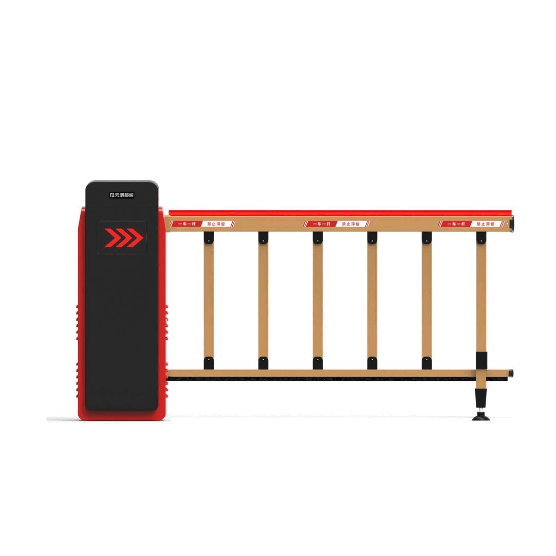 Customized Security Boom Barrier with Integrated AI License Plate Recognition (LPR) System
