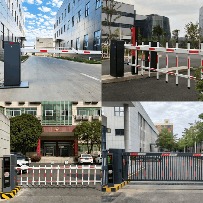 Premium LPR Camera Integrated Traffic Barrier for Touchless Paid Parking Kiosks