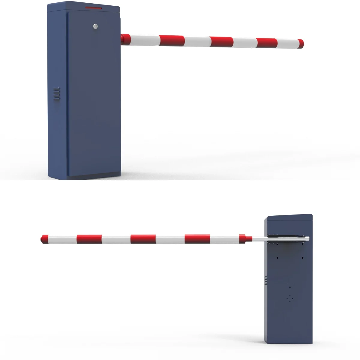 Smart Servo LPR Parking Gate with LCD Screen & AI Algorithm - Motorized Vehicle Access Control & Automatic License Plate Recognition System for Philippine Properties