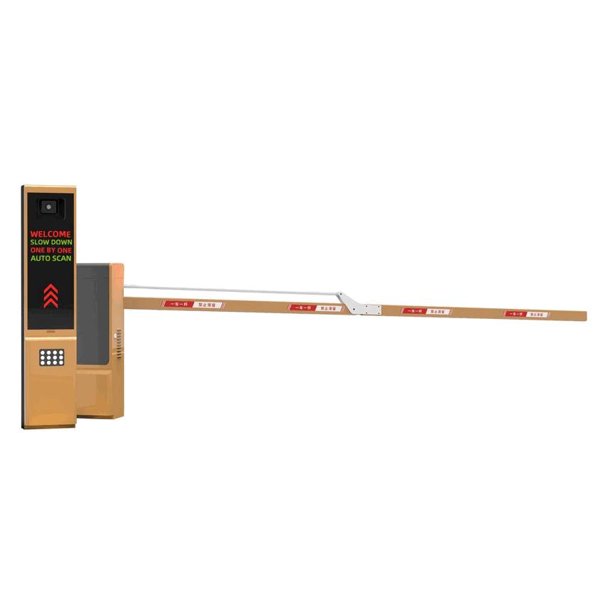 Low-Cost RFID Parking Lot Gate Kit with Illuminated LED Aluminum Arm Barrier