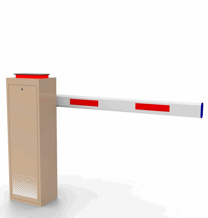 Heavy-Duty All-Metal IC Card Access Boom Barrier – Waterproof Commercial Security Gate for Business Districts