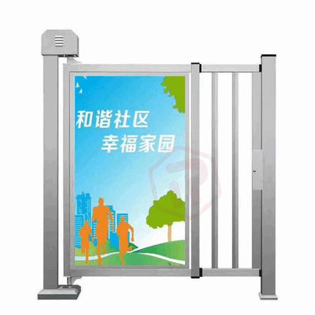 High-Security Swing Barrier Turnstile - Advanced Retail Entrance Management for Supermarkets and Shopping Hubs