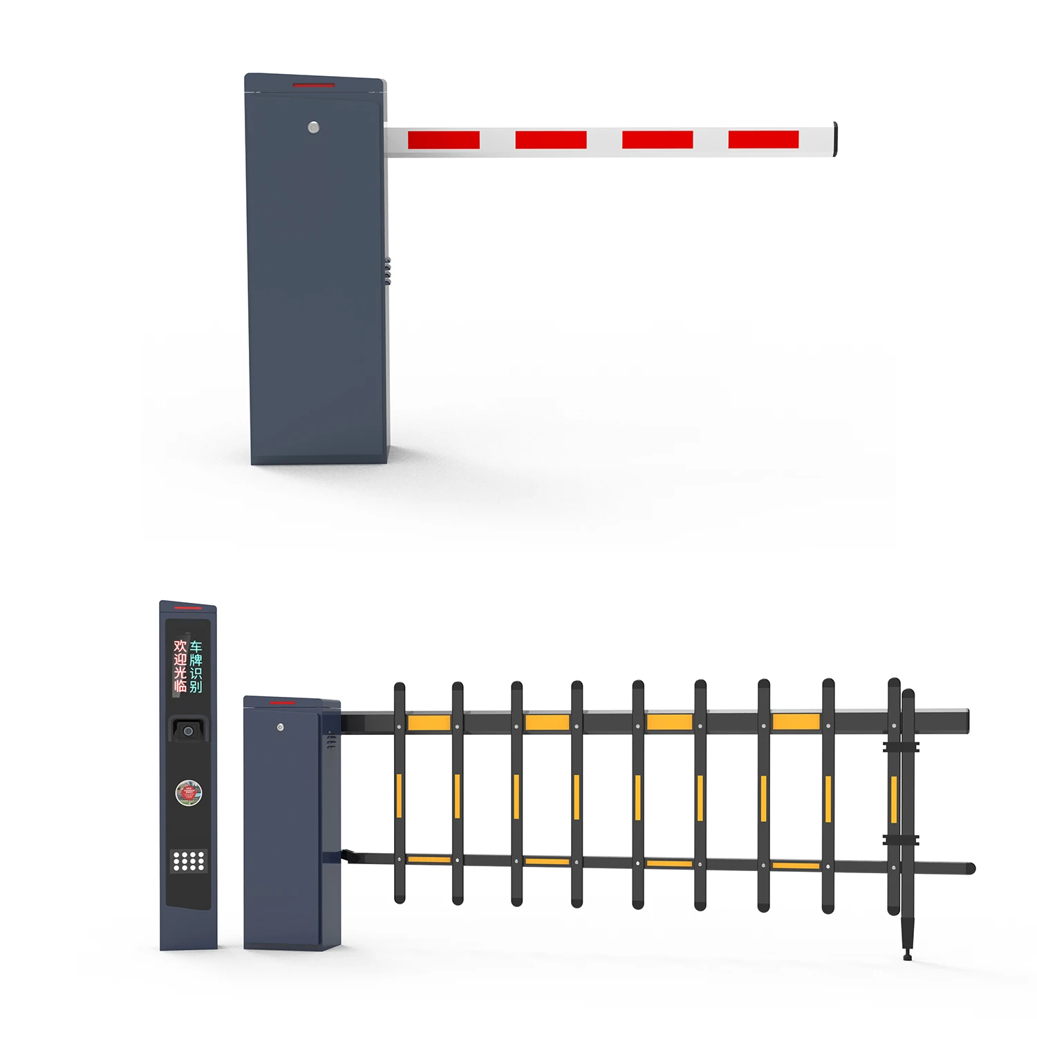 Heavy-Duty Aluminum Barrier Gate System for Large Facilities - Smart Motorized Vehicle Access Control & Perimeter Traffic Management for Philippine Properties