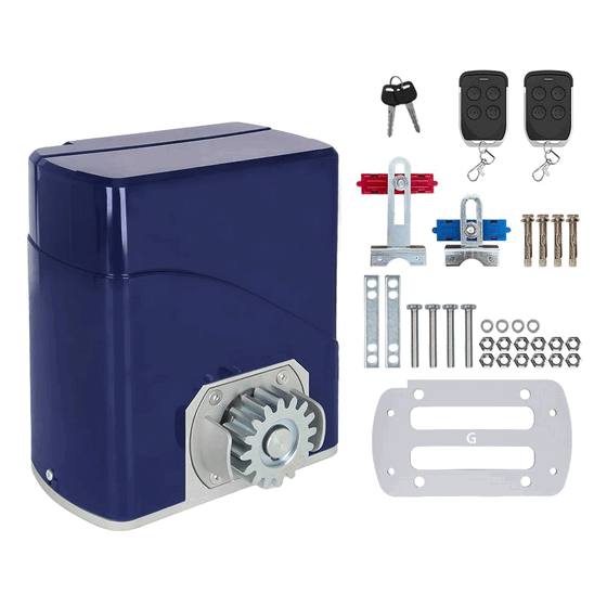 800kg Heavy Duty Electric Sliding Gate Motor - Industrial-Grade Automatic Gate Opener Kit with Remote Control System
