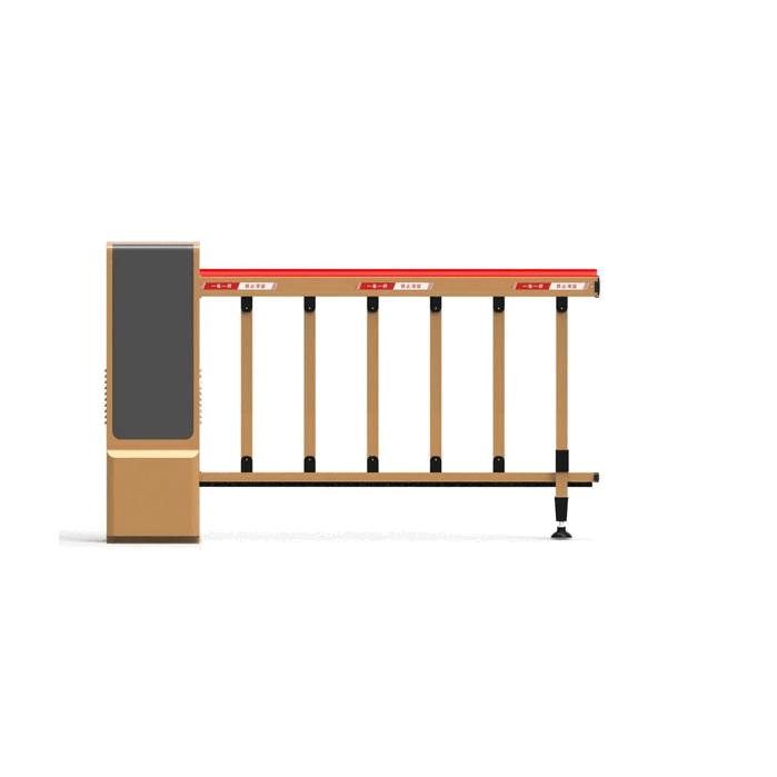 Intelligent Folding Boom Barrier with Integrated Advertising Lightbox – Premium Media & Access Control Solution