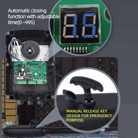 Turtech 400kg Automatic Swing Gate Opener - Heavy Duty Remote Control Gate Motor System for Residential & Commercial Security, 30m Range
