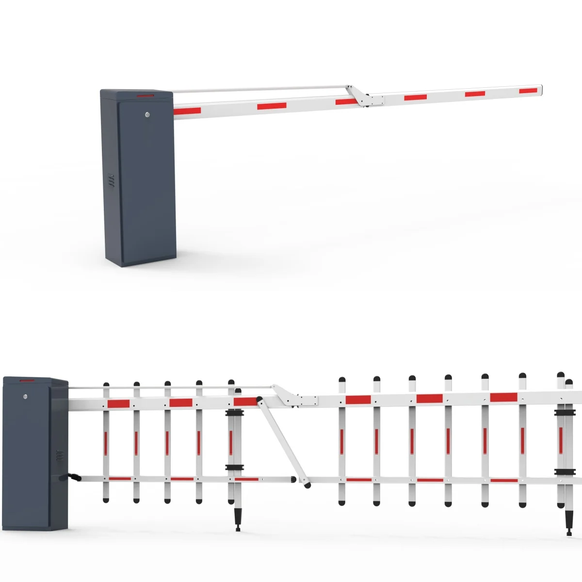 All-in-One Multi-Configuration LPR Parking System with Boom Barrier - Smart Vehicle Access Control & Automated Traffic Management Equipment for Philippine Properties