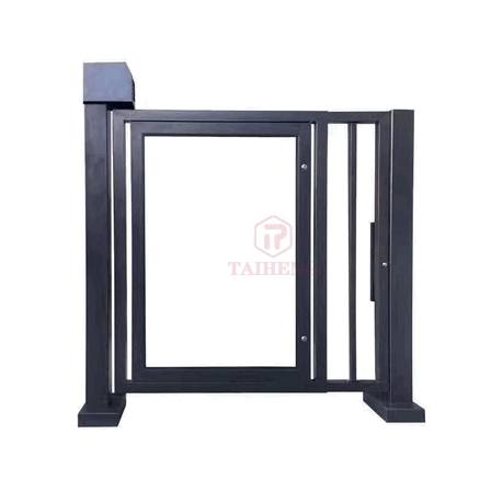 Manual Rotating Advertising Swing Gate – Retail Access Control & Dynamic Branding Display for Shopping Malls