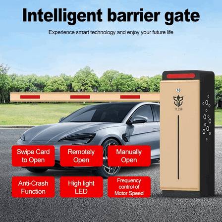Heavy-Duty 6-Meter Straight Boom Barrier for Industrial Warehouse Access Control