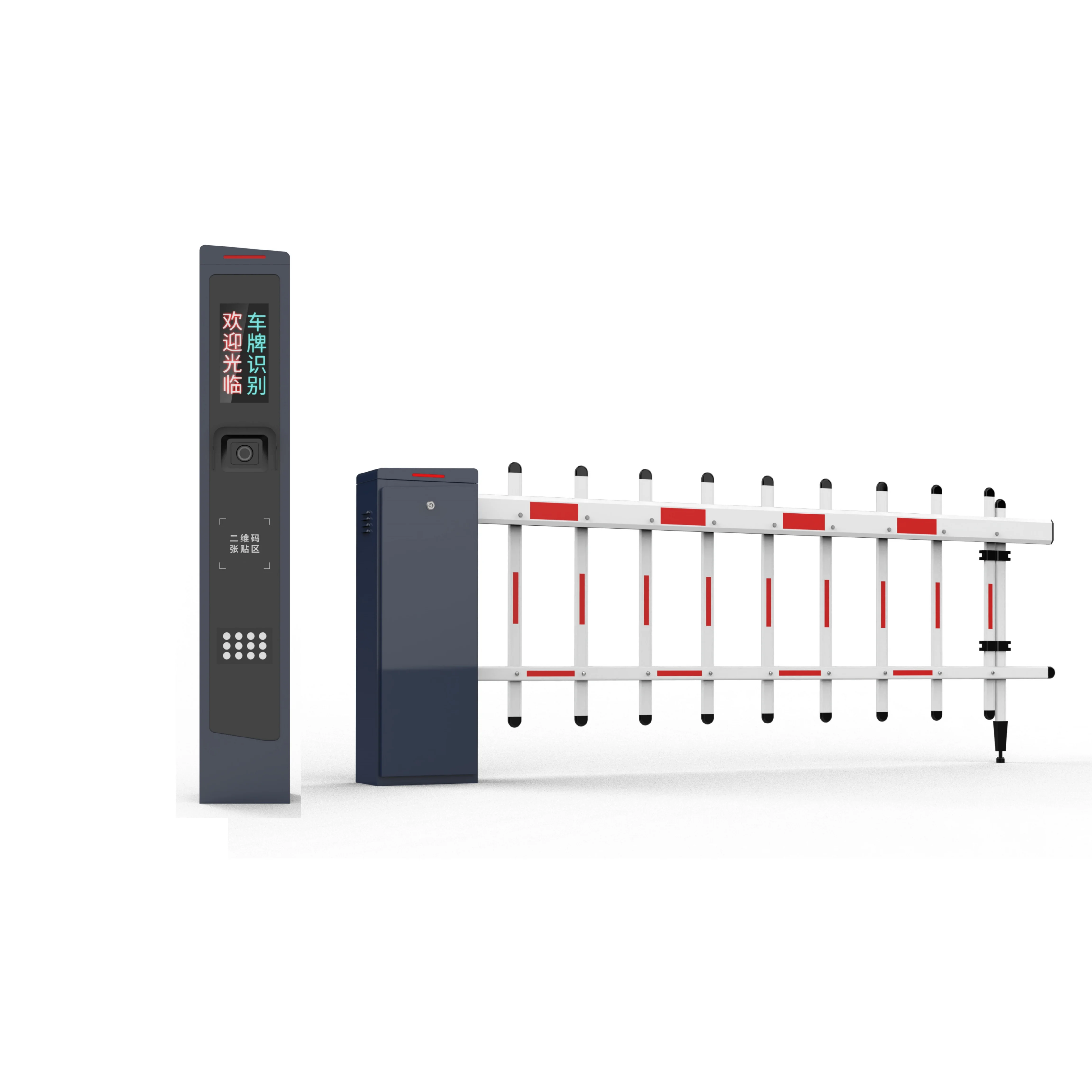 Smart 24V DC LPR Parking Traffic Barrier System - Automated License Plate Recognition Vehicle Access Control & Motorized Gate for Philippine Properties