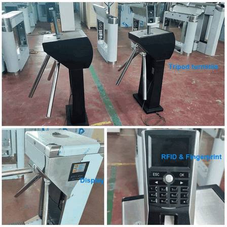 Biometric Face Recognition Tripod Turnstile for Gyms and Fitness Centers - Advanced Member Access Control Philippines