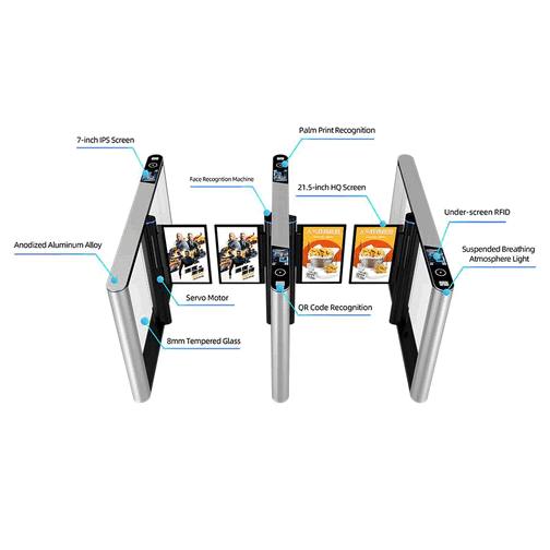 Anti-Collision RFID & QR Code Swing Turnstile - Smart Infrastructure Solution for City-Wide Pedestrian Management