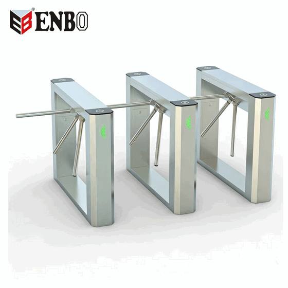 IP68 Waterproof Tripod Turnstile - Heavy-Duty Pedestrian Gate with NFC & QR Code Access for Extreme Outdoor Environments