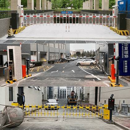 Premium Articulated Folding Boom Barrier for Restricted Heights – Cold Rolled Steel Housing & 24V DC Motor
