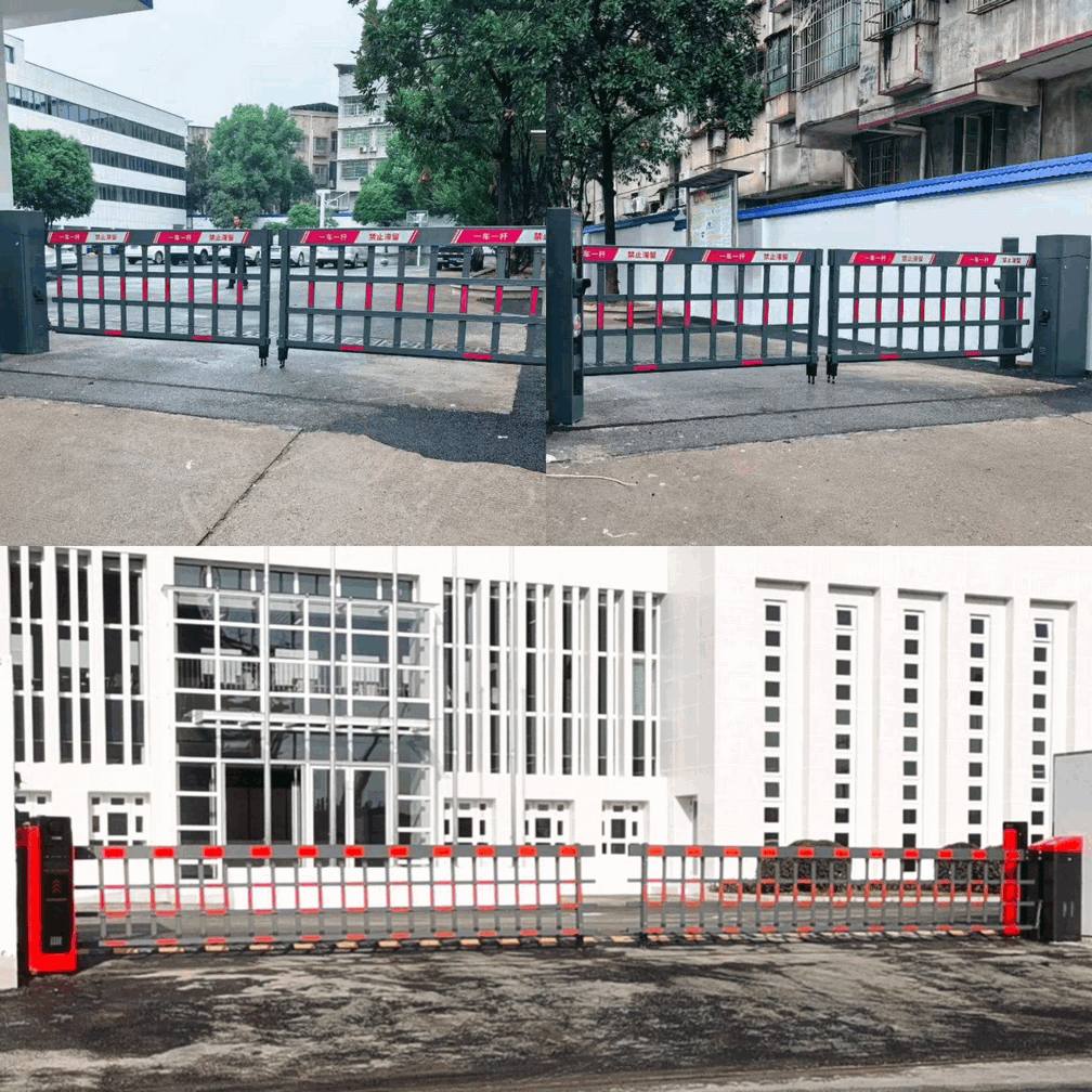 Ultra-Wide 12-Meter Boom Barrier System with Fully Automated Ticketless Payment Integration