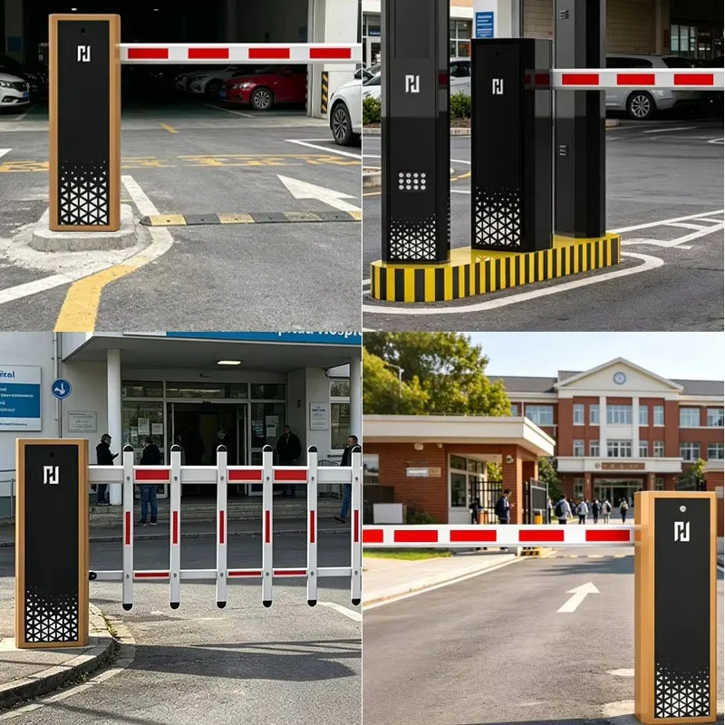 Motorized Remote Control Automated Boom Gate for Large-Scale Toll Plaza Management