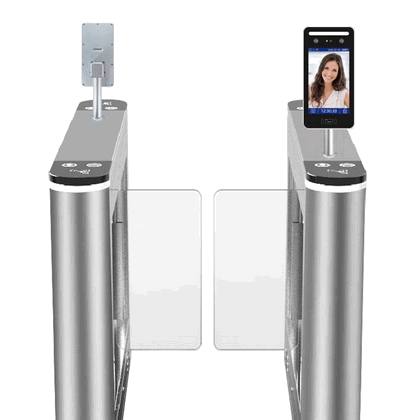 High-Speed Smart Barrier Gate - Integrated Airport Access Control & Automated Ticket Verification System