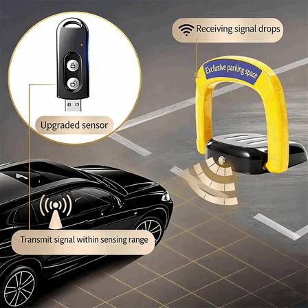 Wireless Bluetooth Radar Sensor for Straight Boom Barrier - Anti-Collision Safety System for Motorcycles and Vehicles